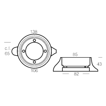 Collare sea drive 110 in zinco