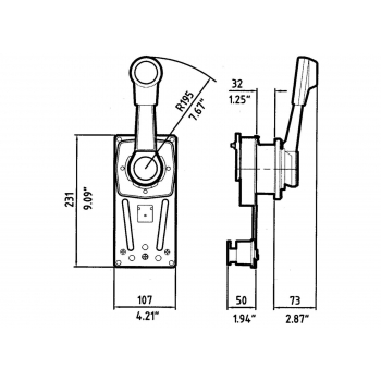 Comando Monoleva Sail B85