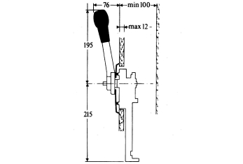 Comando Monoleva Teleflex 700SS