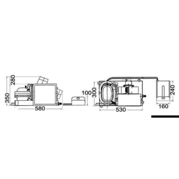 Condizionatore + pannello 220 V 9000 BTU 