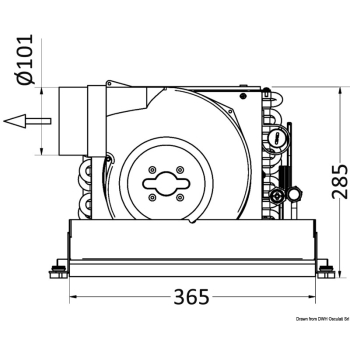 Condizionatore SPLIT + pannello 220 V 8000 BTU 