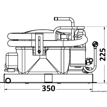 Condizionatore SPLIT + pannello 220 V 8000 BTU 