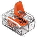 Connettore di giunzione WAGO 2 conduttori 4 mm² 