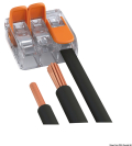 Connettore di giunzione WAGO 3 conduttori 4 mm² 