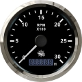 Contagiri 0-6000 RPM nero/lucida 
