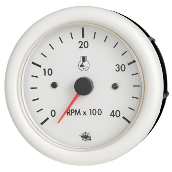 Contagiri diesel 12 V bianco 