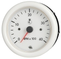 Contagiri diesel 12 V bianco 