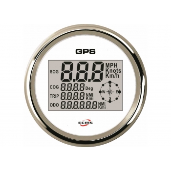 Contanodi GPS Ecms White Chrome 