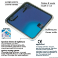 Controflangia con zanzariera Lewmar 10 