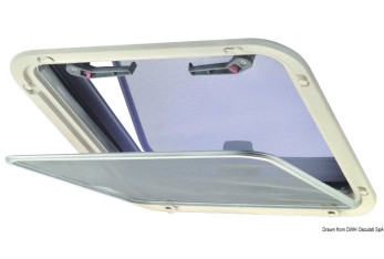 Controflangia con zanzariera Lewmar Low Profile 20 