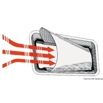 Convogliatore aria 350 x 400 mm 
