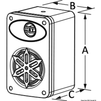 Coppia di casse stereo 2 vie per interno bianche 4" - 2X120W 