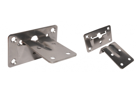 COPPIA SUPPORTI INOX PER MENSOLE