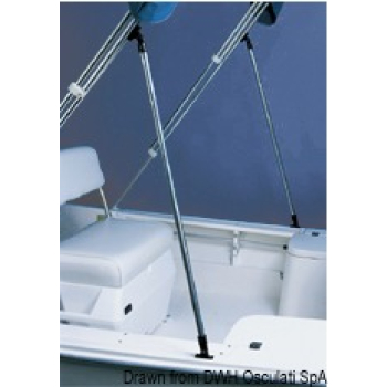 Coppia supporti telescopici 