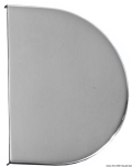 Copricerniera in Acciaio Inox per 68x39mm 