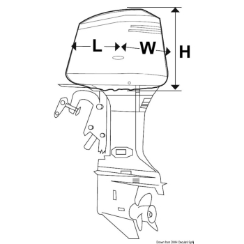 Coprimotore Oceansouth 30-60 HP 2/4 tempi grigio 