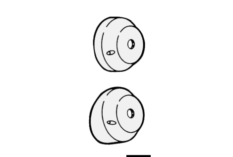 Coprimozzo cromato inclinazione a 90° 