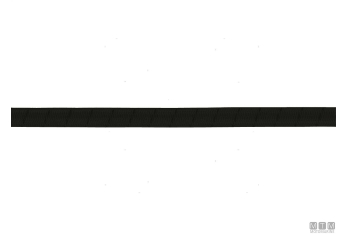 Corda elastica 5mm 100m nera 
