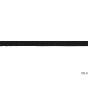 Corda elastica 6mm 100m nera 