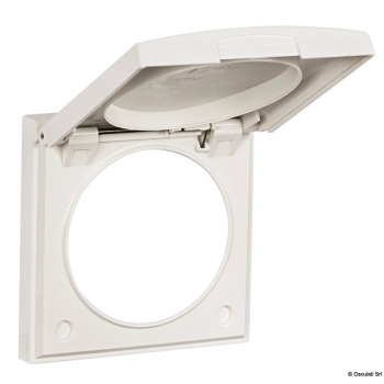 Cornice con coperchio bianca 