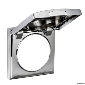 Cornice con coperchio cromata 