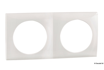Cornice doppia bianca 