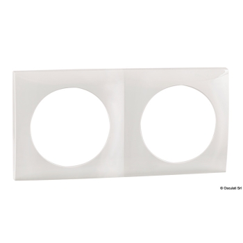 Cornice doppia bianca 