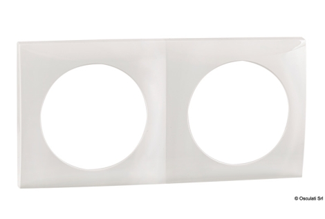 Cornice doppia bianca 