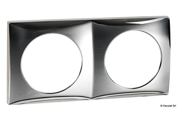 Cornice doppia cromata 