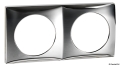 Cornice doppia cromata 