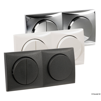 Cornice doppia nero antracite 