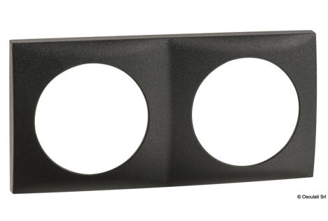 Cornice doppia nero antracite 