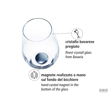 Cp bicchieri longdrink magnetici silwy