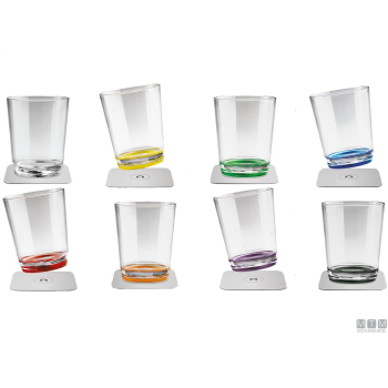 Cp bicchieri magnetici silwy rosso