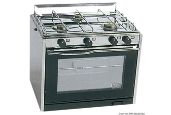 Cucina XL3 Techimpex 3 fuochi con forno 