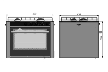 Cucine con Forno Can