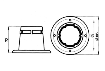 Cuffia Passa Paratia Clamp