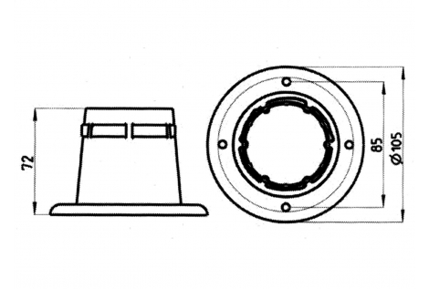 Cuffia Passa Paratia Clamp