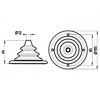 Cuffia Passa Paratia M