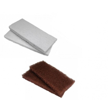 Cuscinetto abrasivo bianco