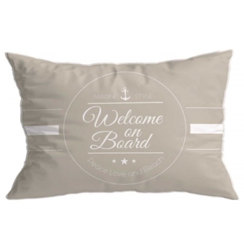 Cuscino Ricamato Welcome