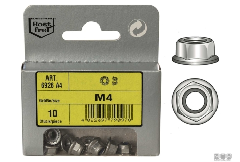 Dadi esagonali flangiati m12 2pz 