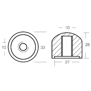 Dado basamento alpha-bravo one