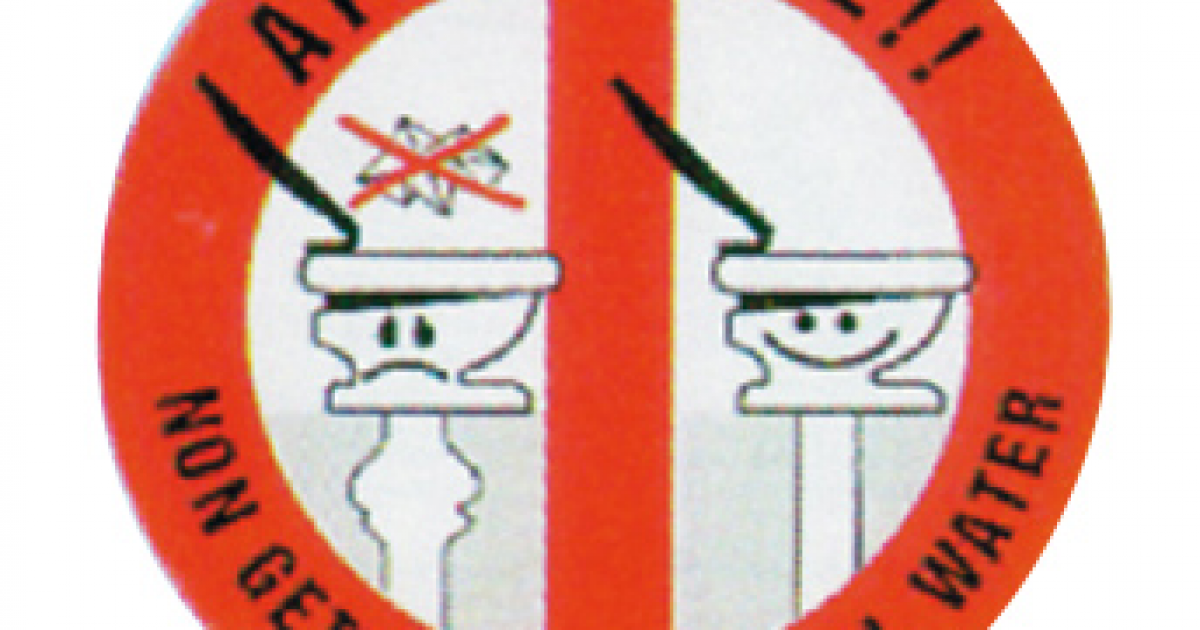 Segno della toilette freccia che punta a sinistra illustrazione