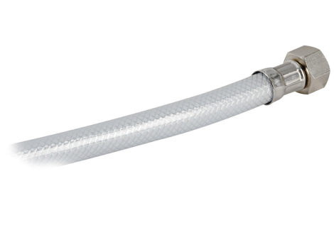 Doccetta Boris cromata tubo PVC 4 m 