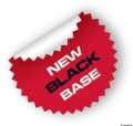 Doccia c/miscelatore Saturn base orizzont.nera 