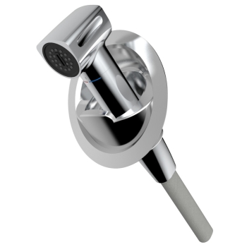 Doccia c/miscelatore Saturn base verticale cromata 