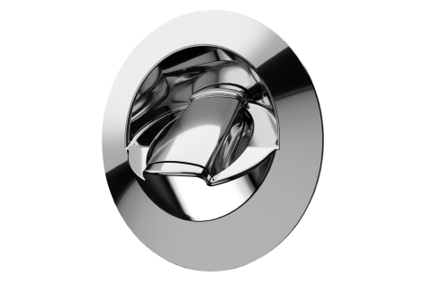 Doccia c/miscelatore Saturn base verticale Inox 