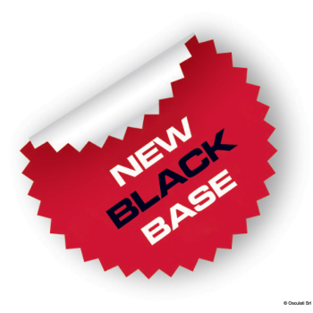 Doccia c/miscelatore Saturn base verticale nera 