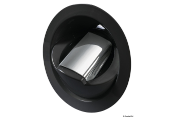 Doccia c/miscelatore Saturn base verticale nera 